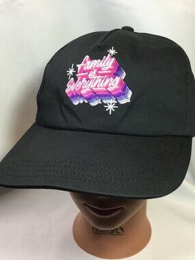 Taco Bell Hat Cap Snap Back Black Family Is Everything Embroidered One Size Mens